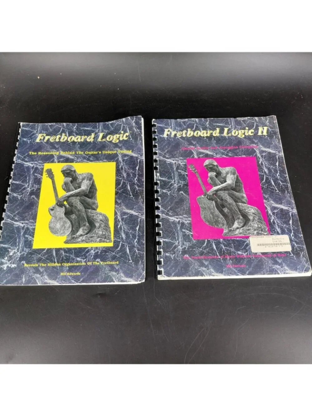 Vintage Fretboard Logic Vol 1 & 2 Guitar Theory Workbooks Bill Edwards Spiral